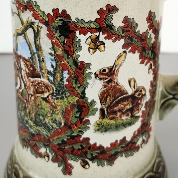VTG GERZ West Germany Beer Stein - Hunting Motif - Picture 10 of 11